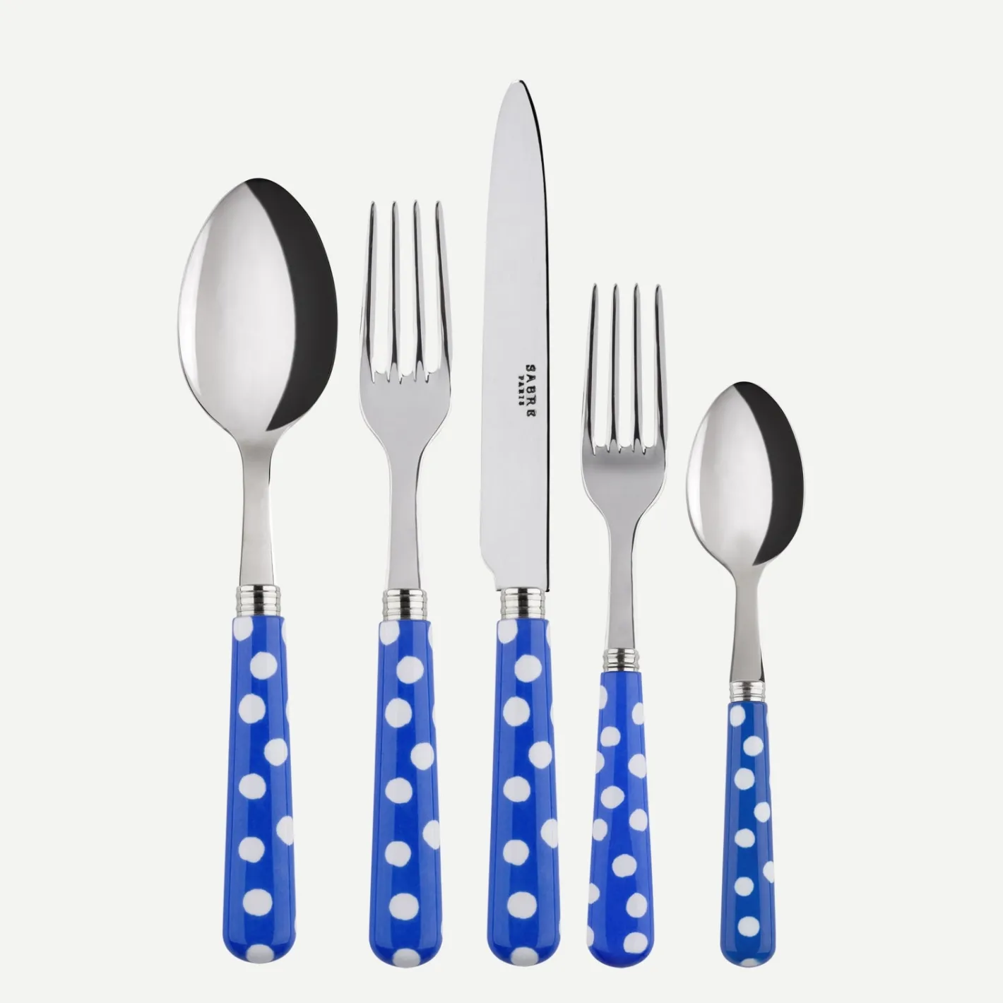 Sabre Paris Pois Blancs,Bleu outremer | 20 Pieces Set
