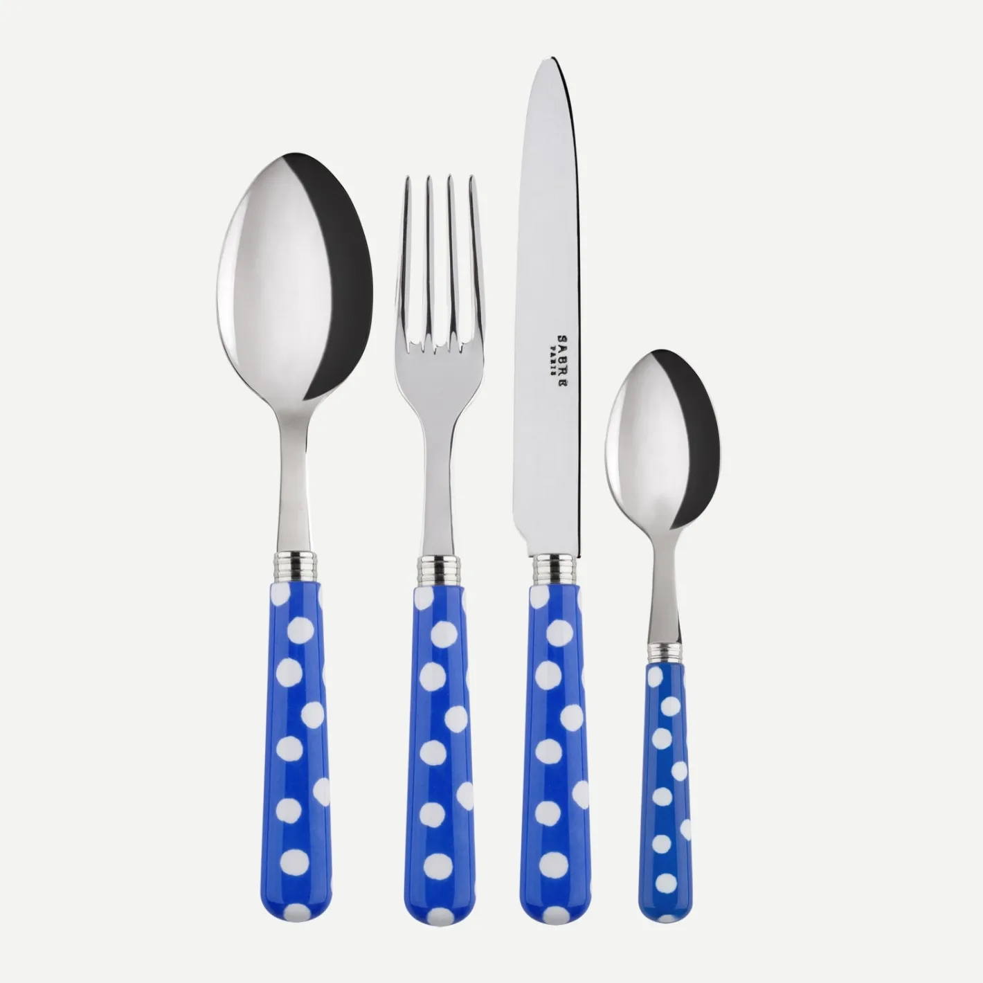 Sabre Paris Pois Blancs,Bleu outremer | 24 Pieces Set
