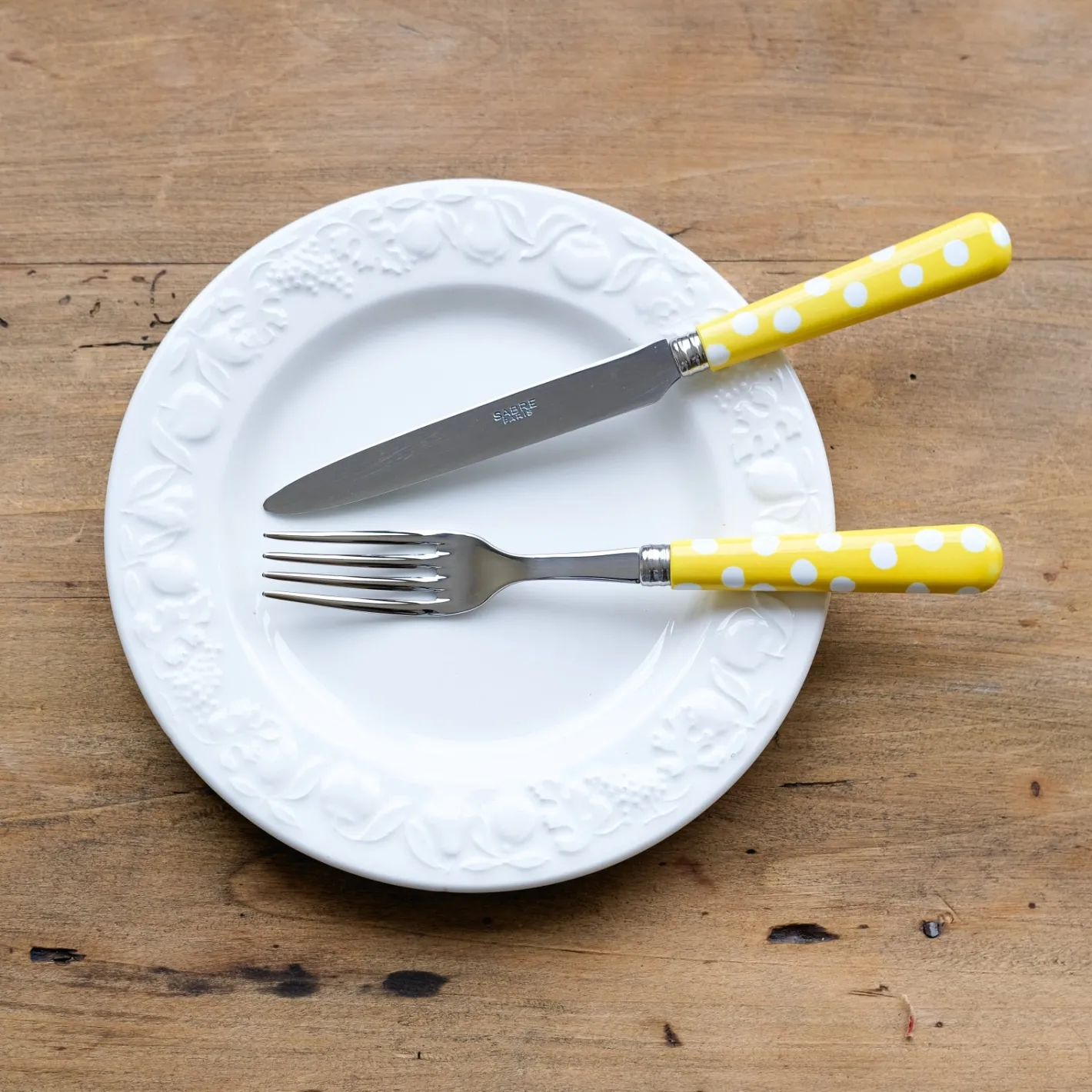 Sabre Paris Pois Blancs, | Set Of 5 Pieces