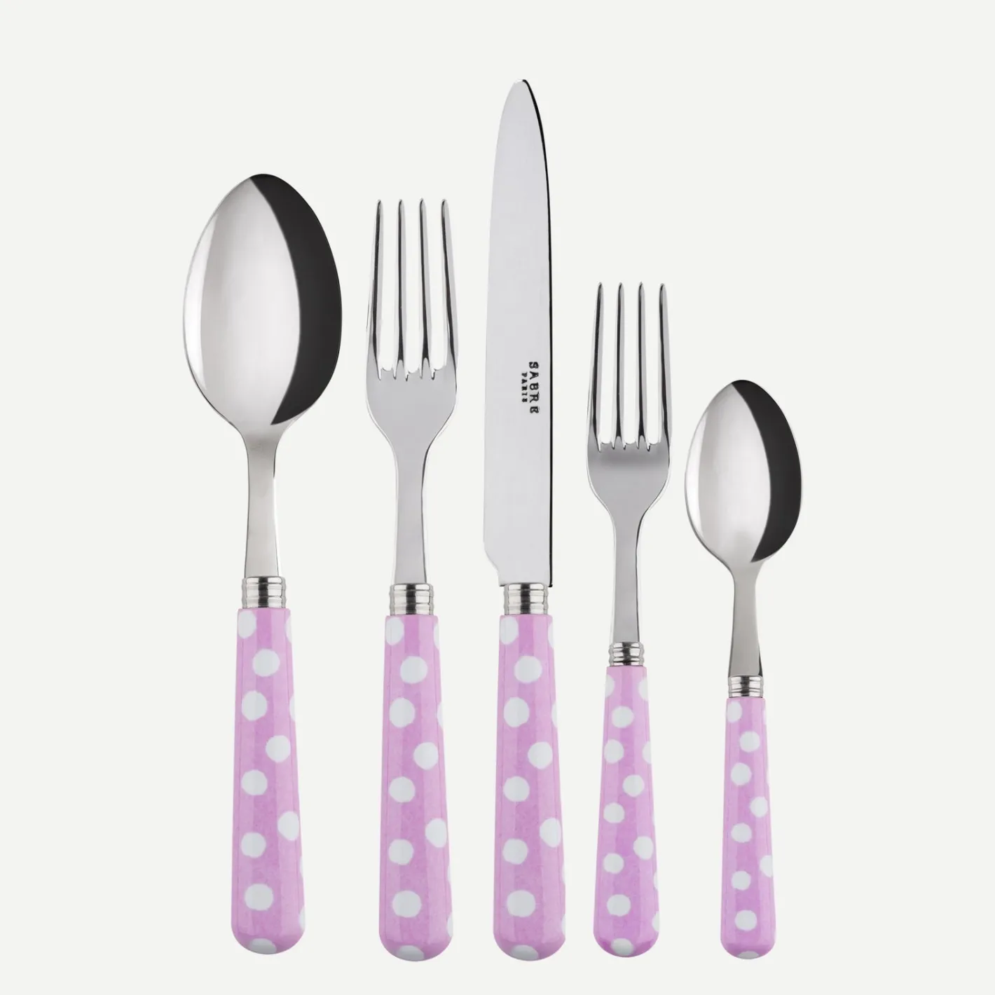 Sabre Paris Pois Blancs, | Set Of 5 Pieces