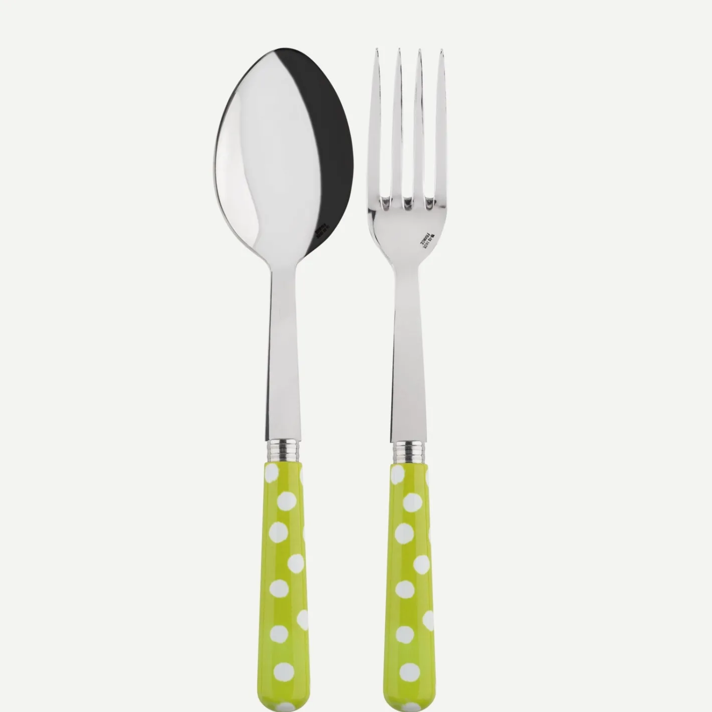 Sabre Paris Pois Blancs,Vert clair | Serving Set