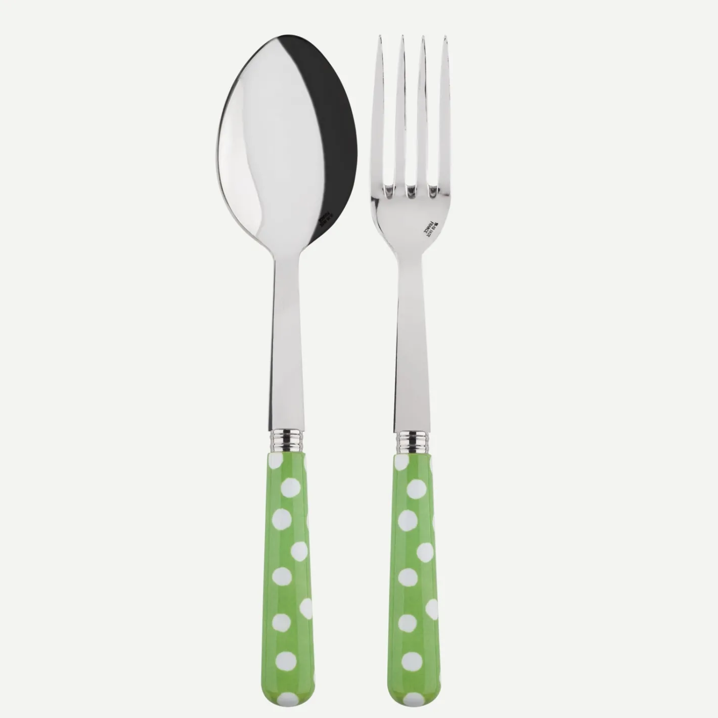 Sabre Paris Pois Blancs,Vert jardin | Serving Set