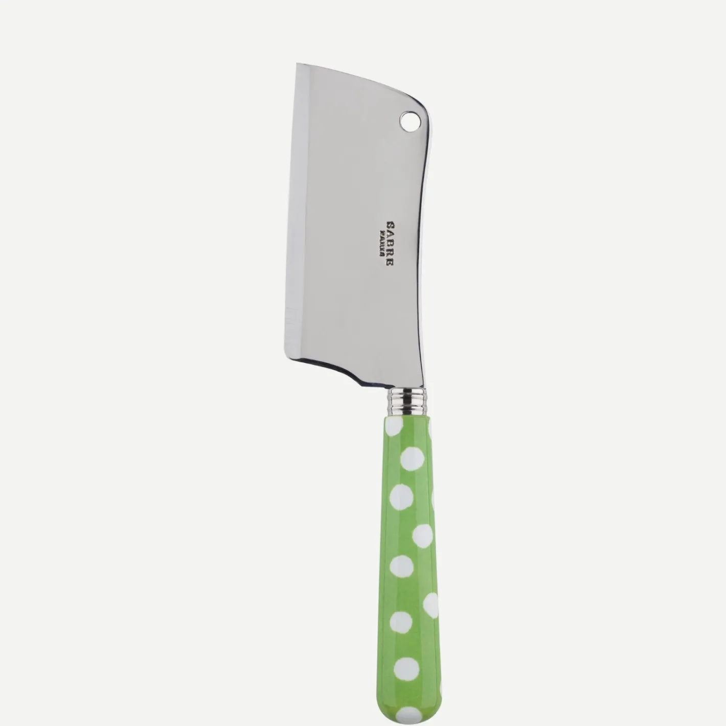 Sabre Paris Pois Blancs,Vert jardin | Cheese Cleaver