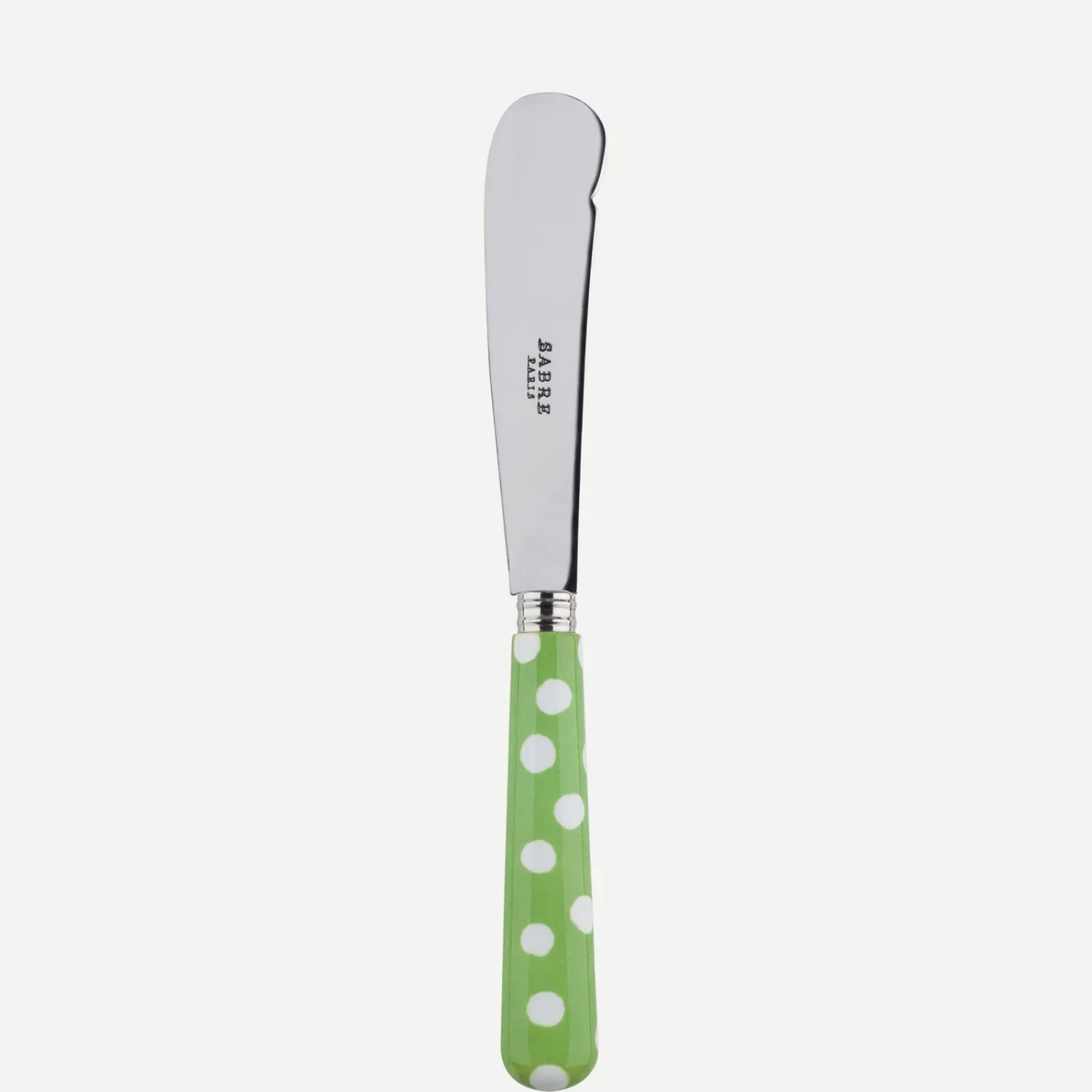 Sabre Paris Pois Blancs,Vert jardin | Butter Knife