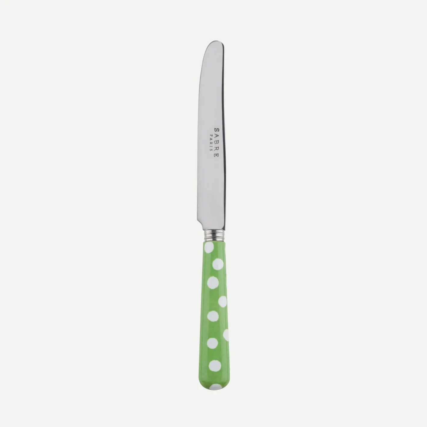 Sabre Paris Pois Blancs,Vert jardin | Breakfast Knife