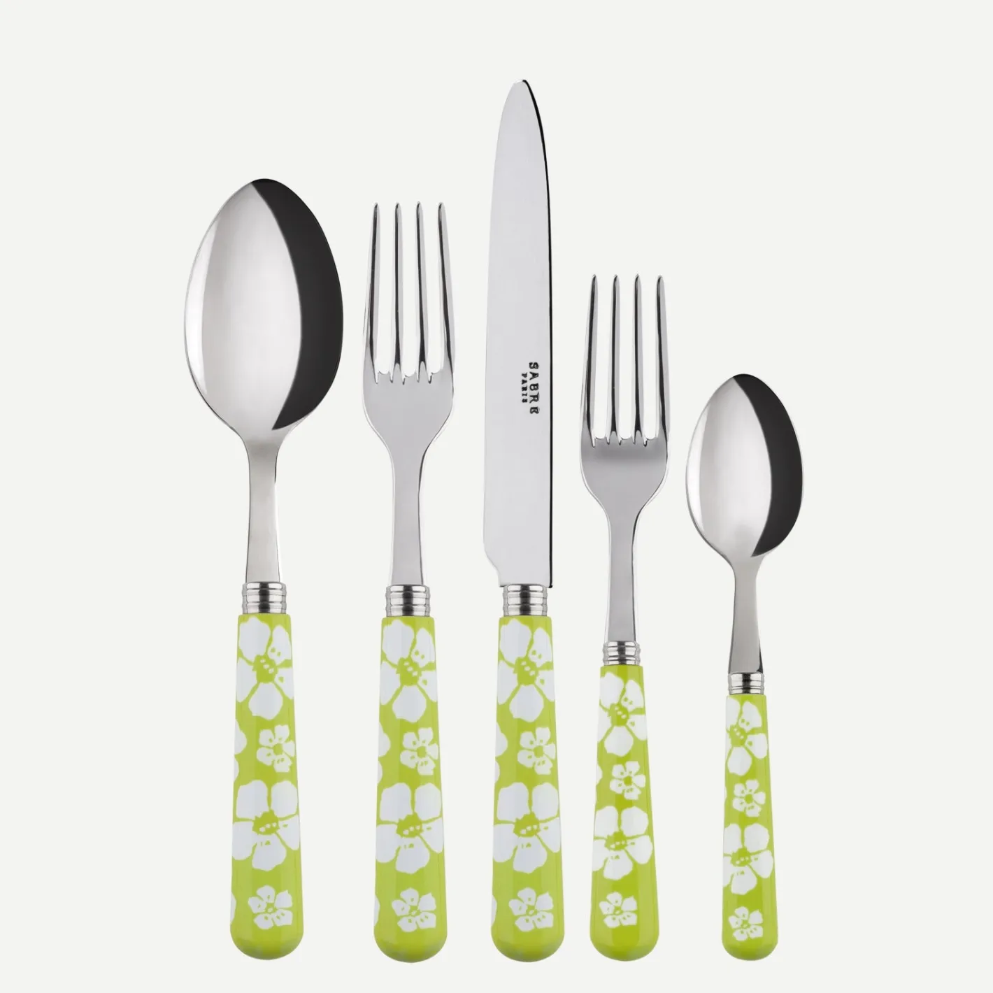 Sabre Paris Tiaré,Vert clair | Set Of 5 Pieces