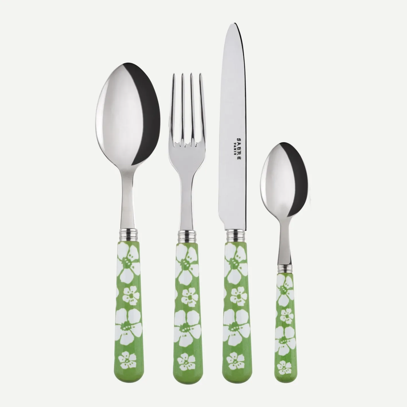 Sabre Paris Tiaré,Vert jardin | Set Of 4 Pieces