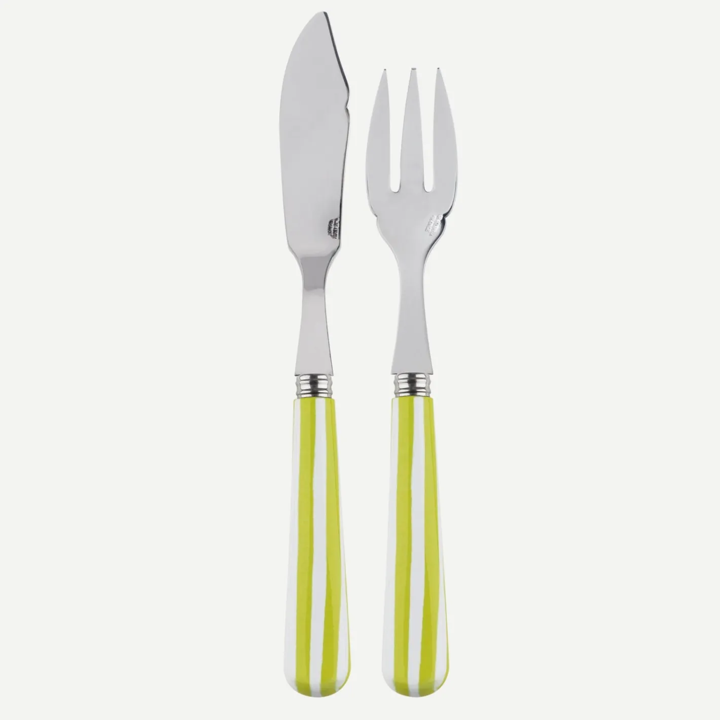 Sabre Paris Transat,Vert clair | Fish Knife | Fish Fork